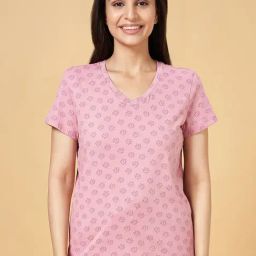 Dreamz by Pantaloons Pink Cotton Printed T-Shirt-picture-28