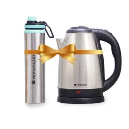 Wonderchef Crescent Kettle 1.8L & Sippy Stainless Steel Bottle, Gift Combo & ideal for Housewarming-image-32