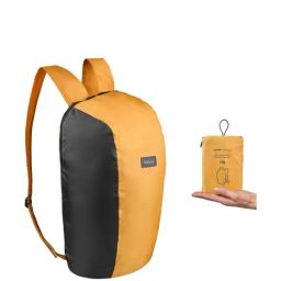 Forclaz by Decathlon Black & Yellow One Size Backpack-image-26