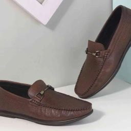 Mochi Men's Tan Casual Loafers-image-26