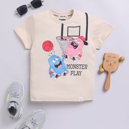 Happy Faces Boys Graphic Print Pure Cotton T-shirt-24