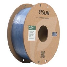 eSUN PLA-Clear Rainbow filament- 1.75mm- Blue crystal- 1kg/roll- with paper roll-56