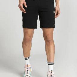 Puma Black Regular Fit Shorts-image-59