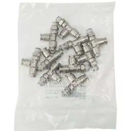 PISCO Brass Brunch Tee without Cover Spatter Resistant Type Φ10 mm, KD10-02-1 (Bag Of 10 Pcs)-13