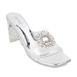 Metro Women's Silver Casual Sandals-picture-17