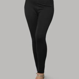 Lyra Black Ankle Length Jeggings-image-38