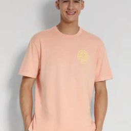 american eagle outfitters American Eagle Peach Cotton Regular Fit T-Shirt-picture-25