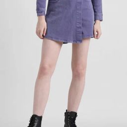 Only Blue Mini Skorts-image-7