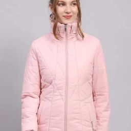 Monte Carlo Pink Regular Fit Quilted Jacket-picture-17