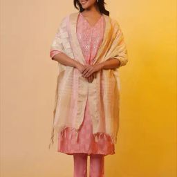 Aurelia Off White Printed Dupatta-picture-16