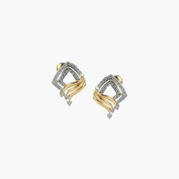 VALANOVA 14K Yellow Gold 0.56 Ct Lab Grown Diamond Earring-image-7