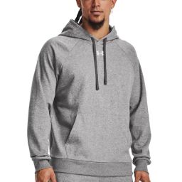 Under Armour Grey Cotton Loose Fit Hooded Sweatshirt-image-79
