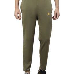 Vimal Jonney Green Cotton Regular Fit Trackpants-image-9