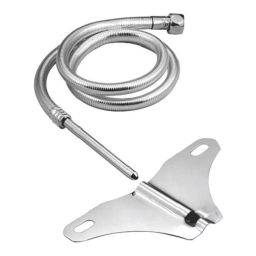 GENERIC Jet Spray Regular 1 m Steel Chrome Finish Wall Mounted for Bathrooms, Toilets, ID_SS_020-picture-24