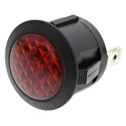 RS PRO Red Panel Mount Indicator 220V AC, Mounting Hole Size 20.8 mm, Termination Type FASTON, Model No 7932566-10