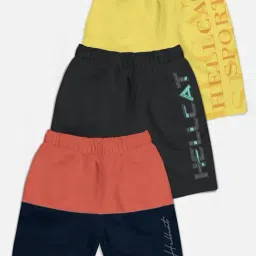 HELLCAT Kids Multi Printed Shorts (Pack Of 3)-image-71