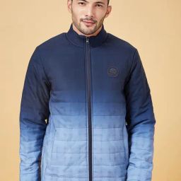 Urban Ranger By Pantaloons Blue Regular Fit Quilted Jacket-picture-42