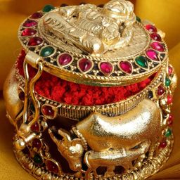 Exotic India Textured Pooja Sindoor Box-image-7