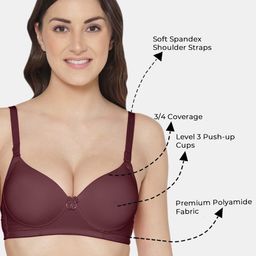 Tweens Pack Of 2 Push-Up Bra All Day Comfort With Medium Coverage Heavily Padded image 2
