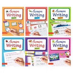 scholars hub Cursive Writing Books Vol 0 To 5 Set of 6 - English-picture-40