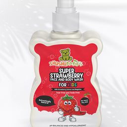 ShuShu Babies Super Strawberry Face and Body Wash for Kids with Strawberry and Manjistha- 200 ml-image-98