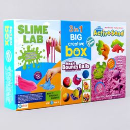 Ekta 3 in 1 Big Creative Do It Yourself Slime Kit - Multicolour-image-62