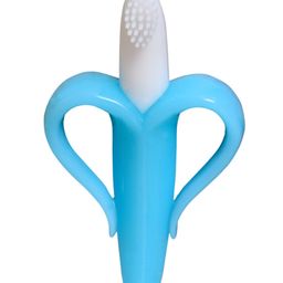 Fantasy IndiaSilicone Banana Shaped Teething Toothbrush -Blue-18