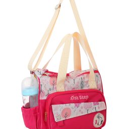 1st Step Smart And Multi-Functional Diaper Bag Diaper Bag (Pink)-25