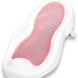 The Little LOOKERS Smart Clean Foldable Bath Chair for Baby with Anti Slip - Baby Bath Tub for Newborn/Infants Portable Baby Bath Tub (Bather - Pink)-27