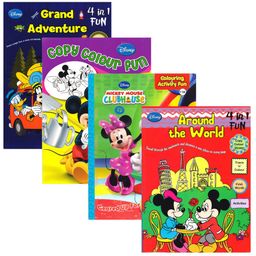 Disney Colouring & Activity Fun Books Combo 16 Set of 4-17