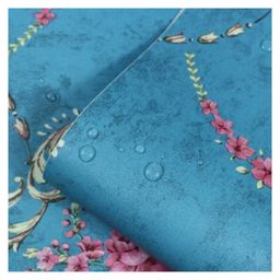 JAAMSO ROYALS Blue Floral Wallpaper for Wall for Home Wallpaper for Wall-image-45