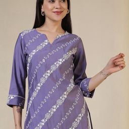 Uparna Women Purple Kurtas-picture-39