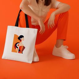 ARTBUG Unisex Graphic Printed Shopper Tote Handbags-11