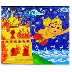 Little Canvas DIY Colouring Jai Shri Ram Activity Box - Multicolour image 4