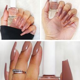 Indie Nails Set Of 5 Nail Color-5ml Each - FussyBeige-PawPrint-Cutting Chai-Mocha-Quietude image 2