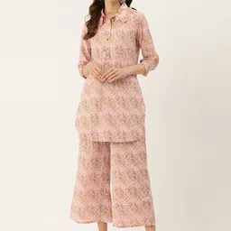FERANOID Floral Printed Pure Cotton Co-Ords-picture-33