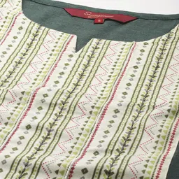 Sangria Floral Printed Kurta with Palazzos & With Dupatta image 2