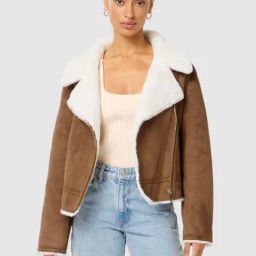 Forever New Chocolate Blended Slim fit Jacket-image-21
