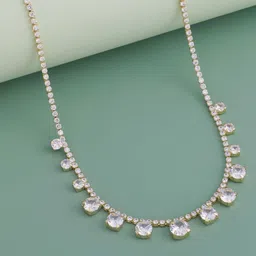 Kushal's Fashion Jewellery Copper Gold-Plated Necklace-29