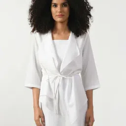 Office & You White Plain Jacket-image-11