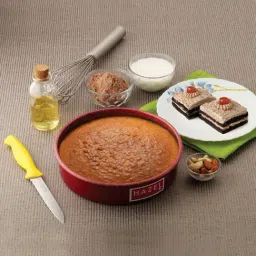 HAZEL Red Aluminium Round Cake Baking Pan - Set of 1-image-31