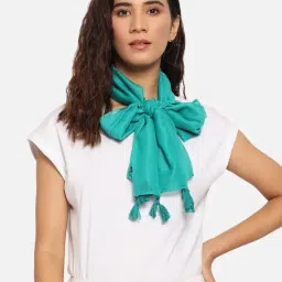 Trend Arrest Turquoise Tassels Scarf-picture-27
