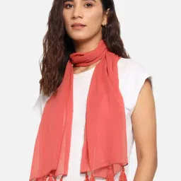 Trend Arrest Coral Tassel Scarf-picture-48