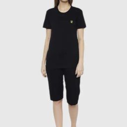 Vimal Jonney Black Regular Fit Pajama Set-image-77