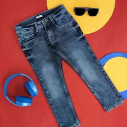 Pantaloons Junior Blue Cotton Regular Fit Jeans-picture-41