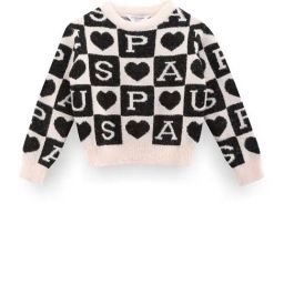 U.S. Polo Assn. Kids Black & Pink Self Design Sweatshirt-image-93