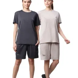 Vimal Jonney Multicolored Regular Fit T-Shirt With Shorts (Pack Of 2)-image-89