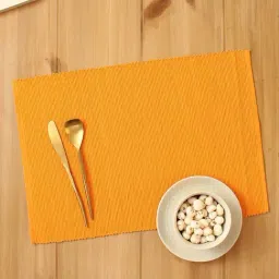 House This Uruman Orange 100% Cotton Placemat - Set of 1-19
