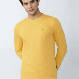 Van Heusen Sport Yellow  Regular Fit SweatShirt-picture-6