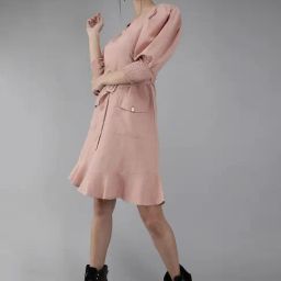 Rare Pink A Line Dress-image-23